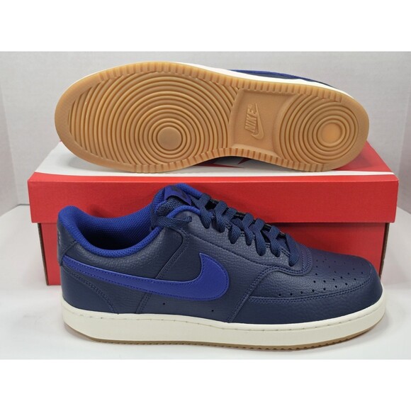 Nike Court Vision Low Shoes Midnight Navy Men\'s Size 10 Royal Blue main image 4